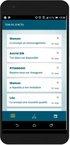 Lis des messages de tes proches